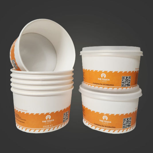 Induction paper bowls for commercial food service - 480 pieces per case